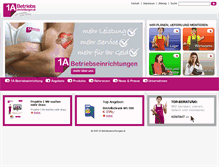 Tablet Screenshot of 1a-betriebseinrichtungen.at